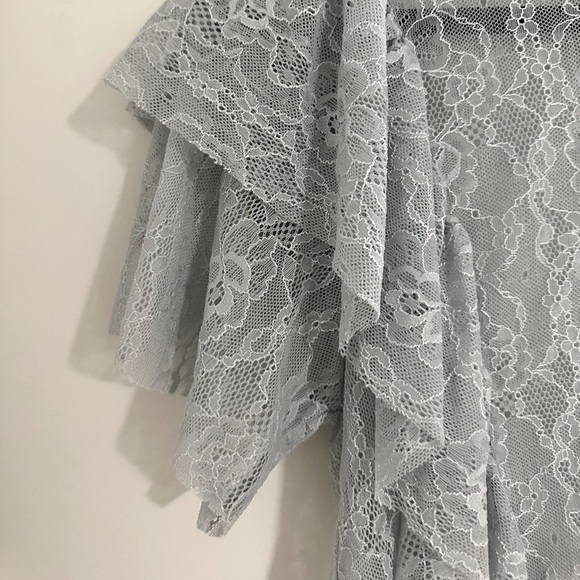 NWT Zara Women’s Lilac Lace Top, Size Small - Picture 4 of 4